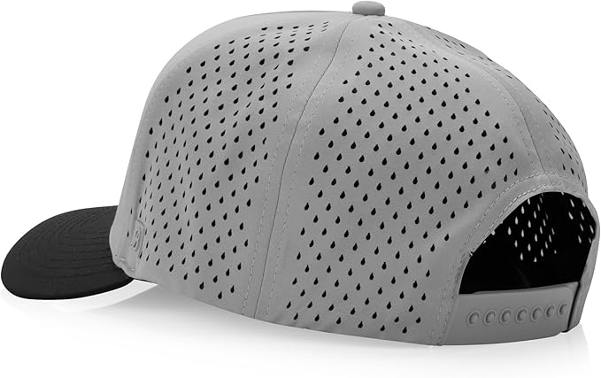 Glendora Snapback Hat | 5-Panel High Crown Blank Cap for Men & Women | Breathable, Lightweight, & Curved Bill