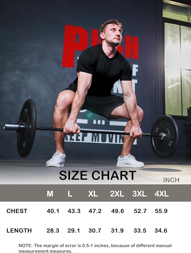 3 & 5 Pack Shirts for Men Moisture Wicking Workout Performance Dry Fit Mesh Gym Athletic Running T-Shirt