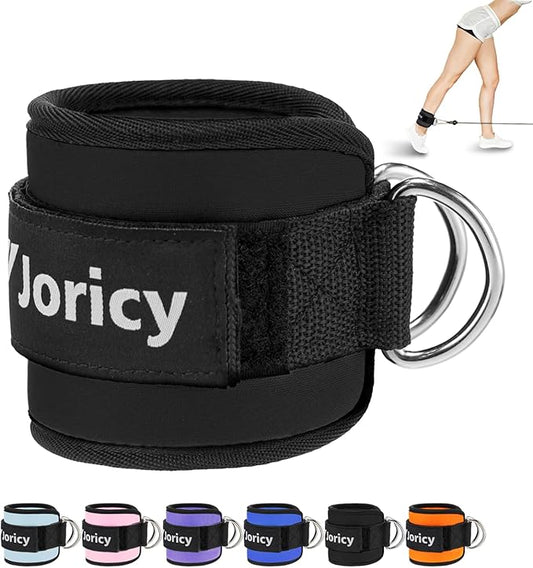 Ankle Strap for Cable Exercise Machines, Work Out Cuff Attachment Ankle Resistance Bands, Cable Kick Back Straps for Gym, Glute Workouts, Kickbacks, Leg Extensions, Hip Abductors, Booty Workouts