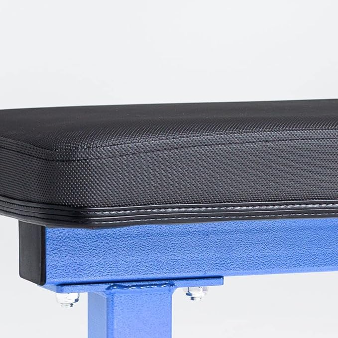 REP Fitness Flat Weight Bench, Heavy Duty Workout Bench For Home Gym, Folding Fitness Equipment For Strength Training, Adjustable Utility Platform For Dumbbells, Barbell, Lifting And Core Exercises
