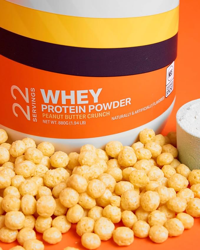 Podium Nutrition, Whey Protein Powder, Peanut Butter Crunch, 22 Servings, 27g of Whey Protein Per Serving