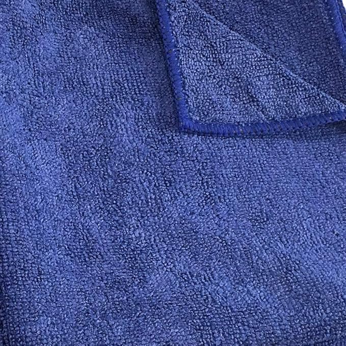 Arkwright Microfiber Gym Towel - Pack of 12 - Super Soft, Quick Dry Workout Sweat Towels, 300 GSM Lightweight & Absorbent for Sports, Working Out, Yoga, and Spa, 16 x 27 in, Navy