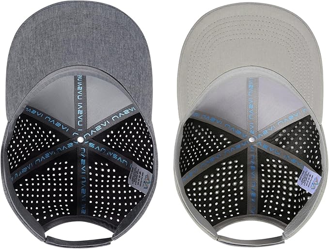 UPF 50+ Performance Water Resistant Baseball Cap Lightweight Breathable Hat Golf Running Boat Hiking for Men Women