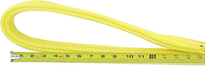 3 Ply Slings. Many Lengths in Listing! (USA Made), 3" x8' Nylon Lifting Web Sling. 12,300 lbs Vertical, 9,900 Choker, 24,600 Basket, High Capacity Eye & Eye (3" x8')
