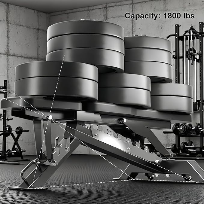 ANICOZN Weight Bench, 500 LBS Bench Press and Adjustable Positions Strength Training Bench for Garage and Home Gym Workouts,Bench Press