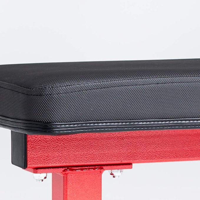 REP Fitness Flat Weight Bench, Heavy Duty Workout Bench For Home Gym, Folding Fitness Equipment For Strength Training, Adjustable Utility Platform For Dumbbells, Barbell, Lifting And Core Exercises