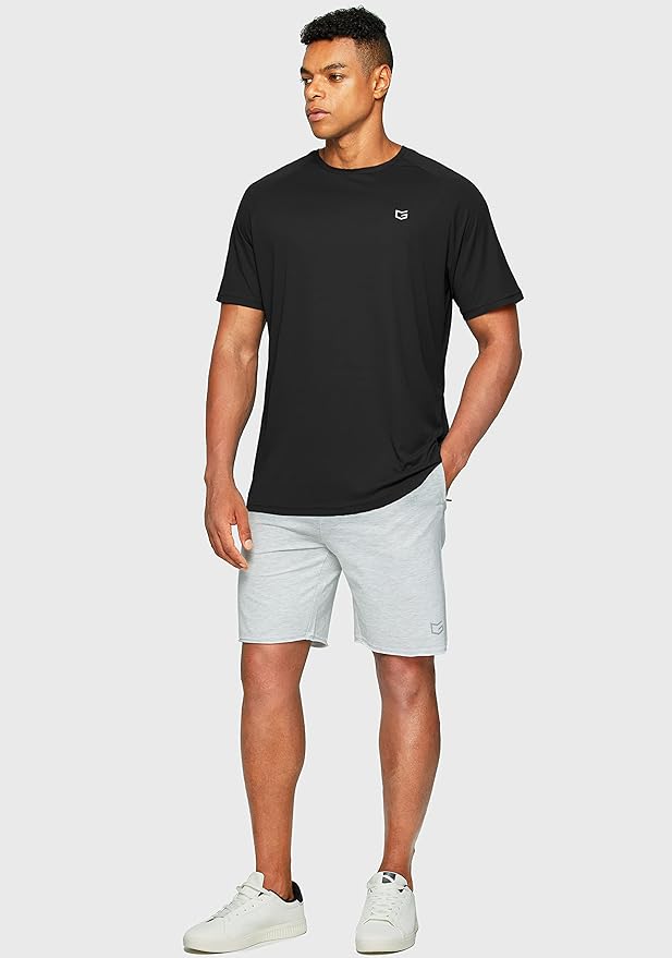 G Gradual Men's Workout Quick Dry T-Shirts Short Sleeve Lightweight Cooling Gym Shirts Tee for Running, Beach, Hiking