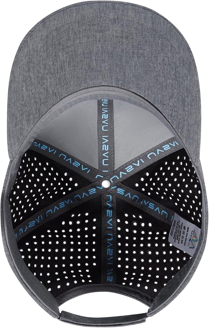 UPF 50+ Performance Water Resistant Baseball Cap Lightweight Breathable Hat Golf Running Boat Hiking for Men Women