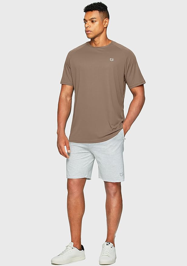 G Gradual Men's Workout Quick Dry T-Shirts Short Sleeve Lightweight Cooling Gym Shirts Tee for Running, Beach, Hiking