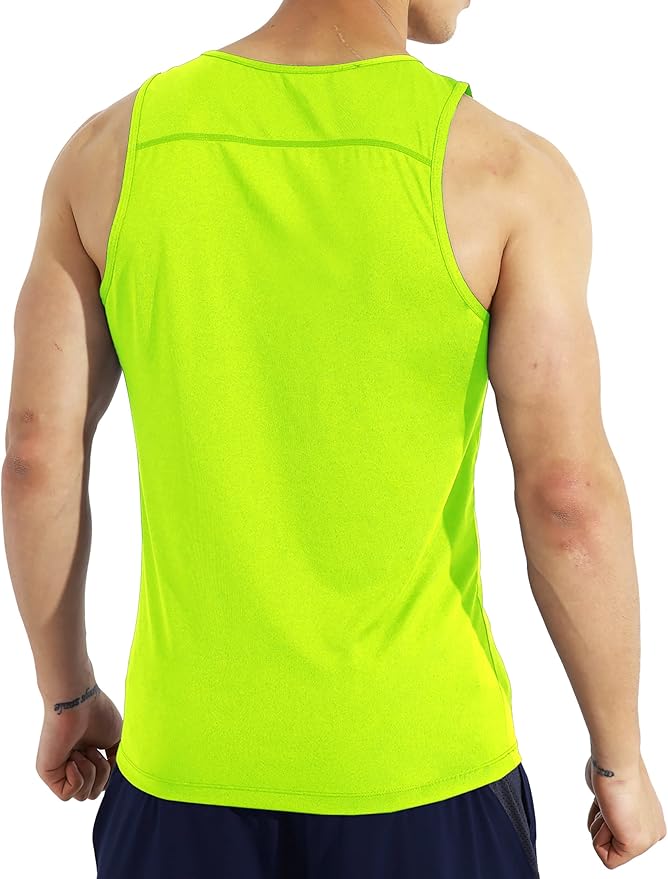 EZRUN Men's Quick Dry Sport Tank Top for Bodybuilding Gym Athletic Jogging Running,Fitness Training Workout Sleeveless Shirts