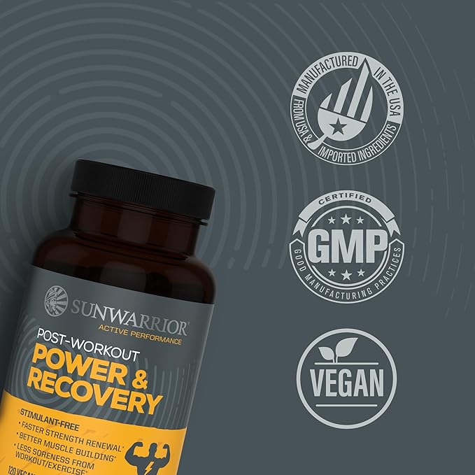 Amino Acids Supplement Recovery Capsules Stimulant-Free Post-Workout Muscle Recovery & Strength Support BCAAs Beta-Alanine, Tart Cherry & Boswellia Reduced Soreness & Faster Healing 120 Vegan Capsules