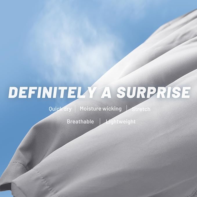 MIER Men's Workout Running Shorts Quick Dry Active 5 Inches Shorts with Pockets, Lightweight, Breathable