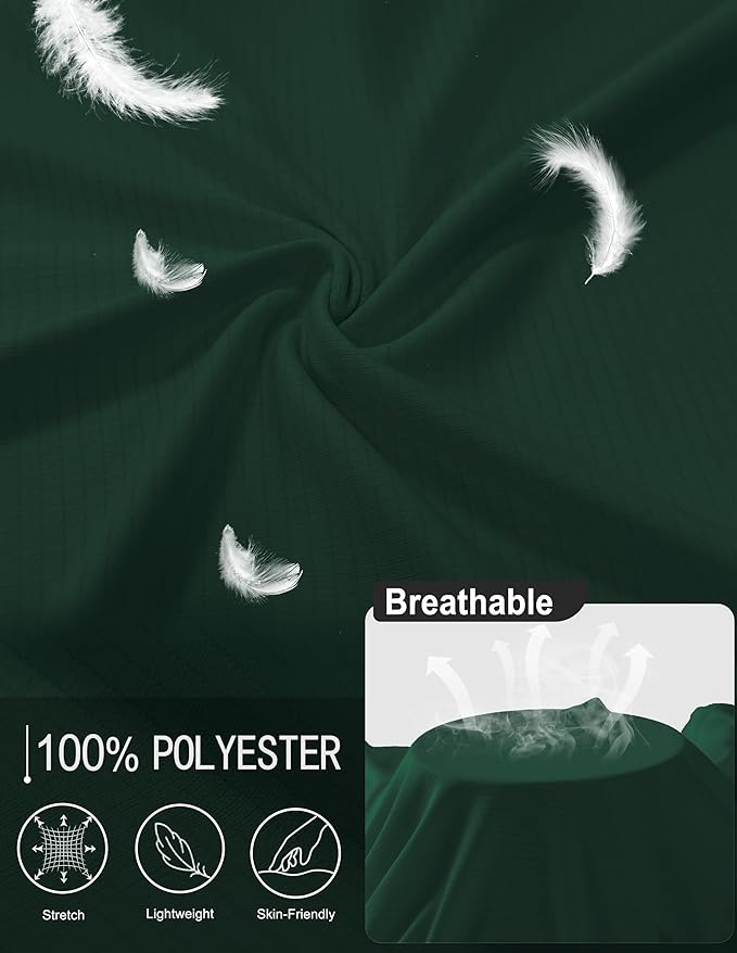 Men's Short Sleeve Workout Shirts Quick Dry Lightweight T-Shirts Gym Running Athletic Tshirt for Summer