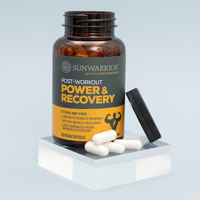 Amino Acids Supplement Recovery Capsules Stimulant-Free Post-Workout Muscle Recovery & Strength Support BCAAs Beta-Alanine, Tart Cherry & Boswellia Reduced Soreness & Faster Healing 120 Vegan Capsules