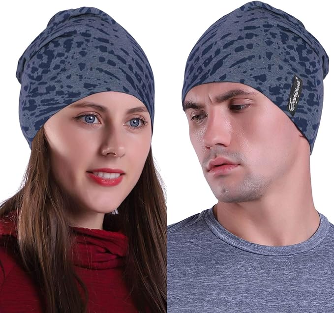 10" Multifunctional Soft Fashion Lightweight Beanies Hats, Cooling Running Skull Cap Helmet Liner Sleep Caps