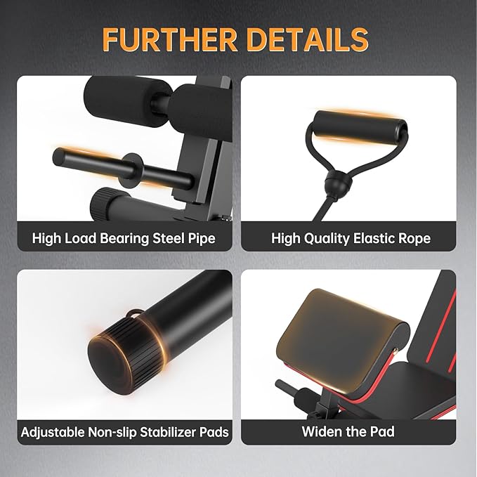 JOROTO Adjustable Weight Bench Foldable Workout Bench with Leg Extension and Preacher Curl Incline Decline Exercise Bench Press 772LBS Load Strength Training Benches for Home Gym Full Body Workout