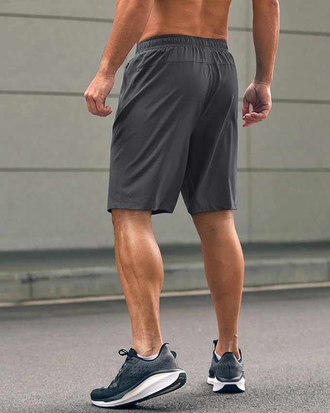 G Gradual Men's Athletic Running Shorts with Zipper Pockets Quick Dry 7"/ 5"/ 9" Workout Gym Shorts for Basketball Hiking