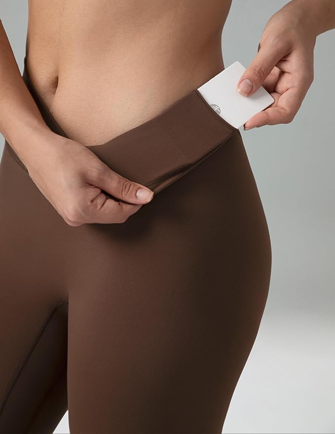 Colorfulkoala Dreamlux No Front Seam Leggings for Women 25"/28" Inseam, Seamless High Waisted Buttery Soft Yoga Pants