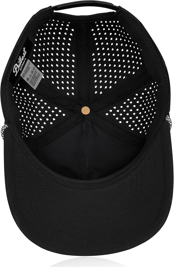 Gilbert Performance Snapback Hat | 5 Panel Blank Cap for Men & Women | Breathable & Lightweight | Curved Bill