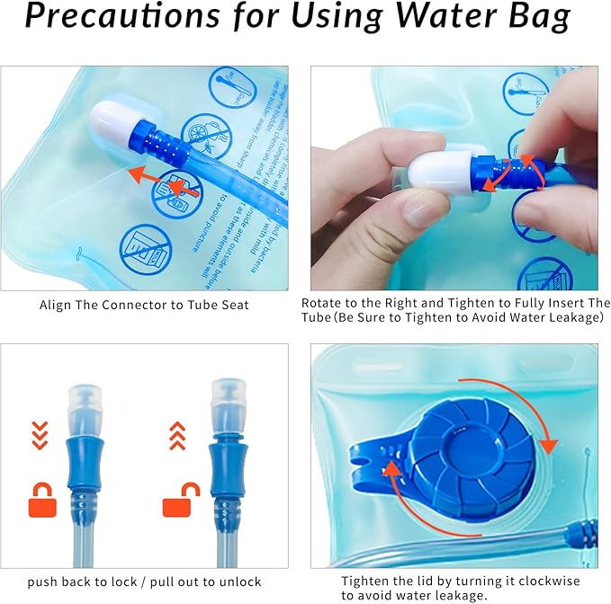 Running Vest for Women Men, Adjustable Chest Straps Running Hydration Vest with 1.5L Water Bladder, Lightweight Breathable Reflective Hydration Pack for Marathon, Trail, Hiking, Cycling