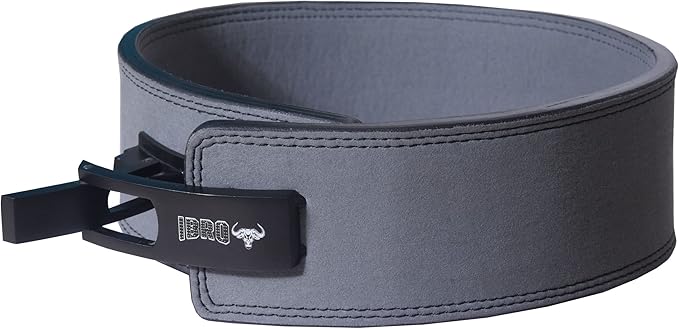 IBRO Powerlifting Lever Gym Belt – Power 8MM, 10MM or 13MM Extreme Heavy Duty Genuine Leather Belts - Squats Deadlifts Bodybuilding Weight Lifting IPF Power Lifting Strongman for Men