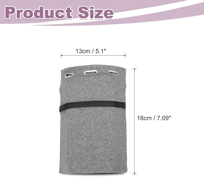 PATIKIL Universal Running Armband Sleeve 7.09"x5.12", Cell Phone Arm Bands Sleeve with Zipper Pocket for Key Earphones Credit Cards Sports Gym Workouts Exercise (XL, Gray)