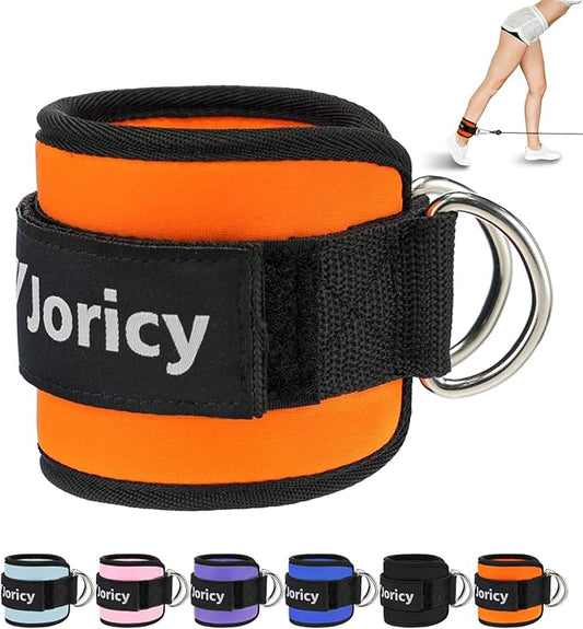 Ankle Strap for Cable Exercise Machines, Work Out Cuff Attachment Ankle Resistance Bands, Cable Kick Back Straps for Gym, Glute Workouts, Kickbacks, Leg Extensions, Hip Abductors, Booty Workouts