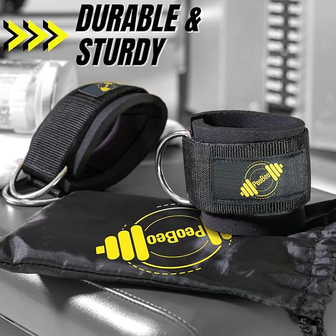 PeoBeo Ankle Strap for Cable Machine Attachments for Gym Ankle Straps for Cable Machines Straps Foot Straps for Cable Machine Attachment Glute Machine Gym Accessories for Women