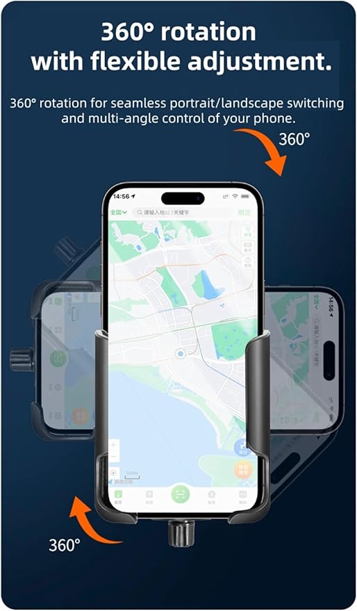 2-in-1 Wrist & Arm Phone Holder for Running/Cycling – 360° Swivel, Fits iPhone/Samsung 4.0-7.0 Inch Smartphones