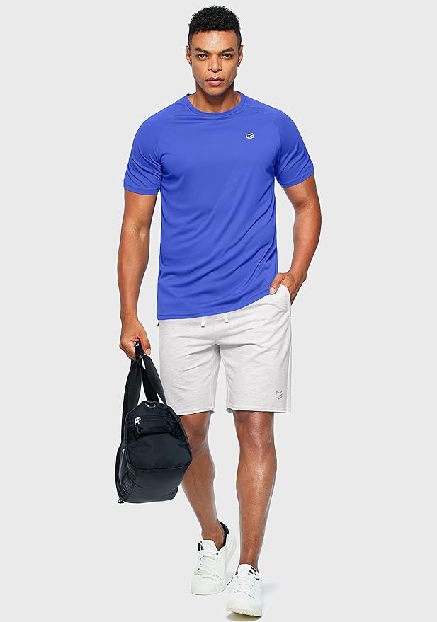 G Gradual Men's Workout Quick Dry T-Shirts Short Sleeve Lightweight Cooling Gym Shirts Tee for Running, Beach, Hiking