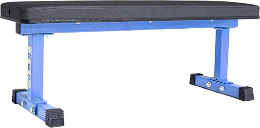 REP Fitness Flat Weight Bench, Heavy Duty Workout Bench For Home Gym, Folding Fitness Equipment For Strength Training, Adjustable Utility Platform For Dumbbells, Barbell, Lifting And Core Exercises