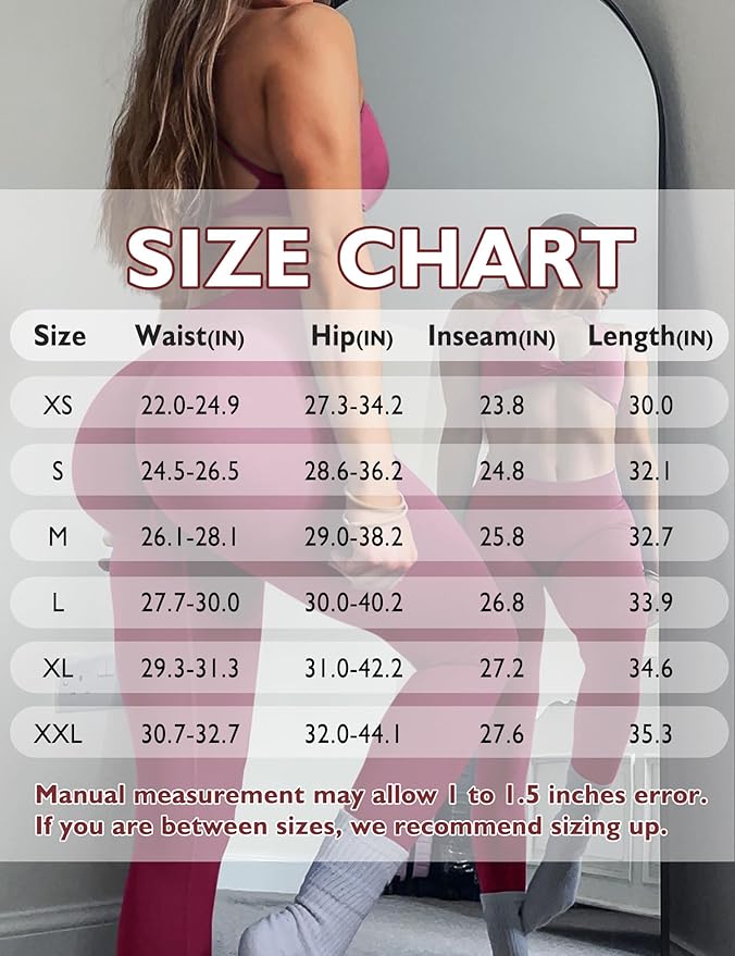 Scrunch Butt Lifting Leggings for Women Gym Seamless Workout Leggings Mid Low Waist Tummy Control Yoga Pants