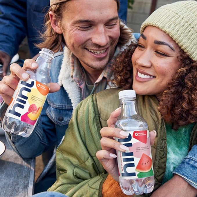 Hint Fruit-Infused Flavored Bottled Water, 3-Flavor Mega Variety Pack - Purified Water Beverages with Zero Calories, Natural Flavors, and Sugar Free - 16 Fl Oz (Pack of 18)
