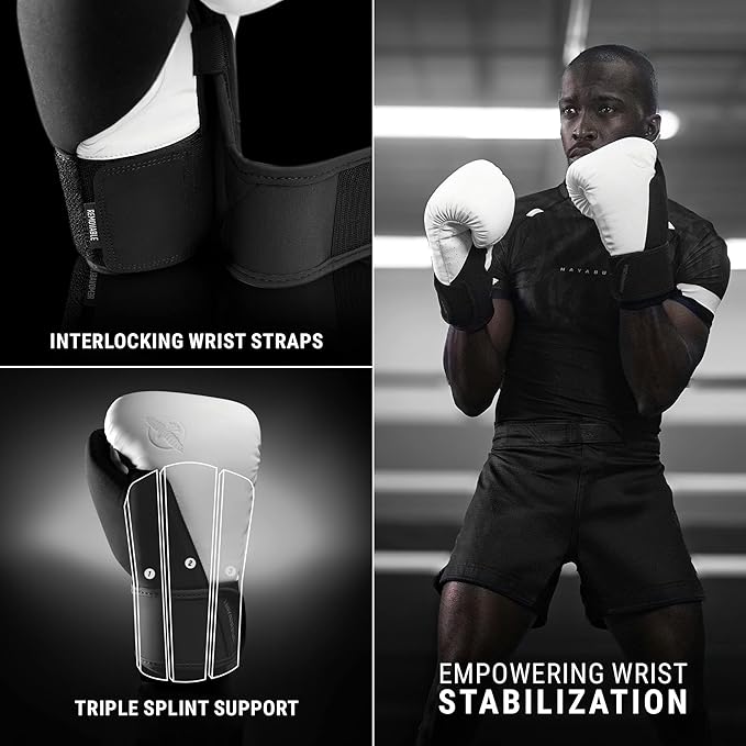 Hayabusa T360 Boxing Gloves – Revolutionary Hand Ergonomics | Empowering Wrist Support | Single or Dual Strap Closure | Training, Sparring, Heavy Bag - 10 oz 12 oz 14 oz 16 oz 18 oz