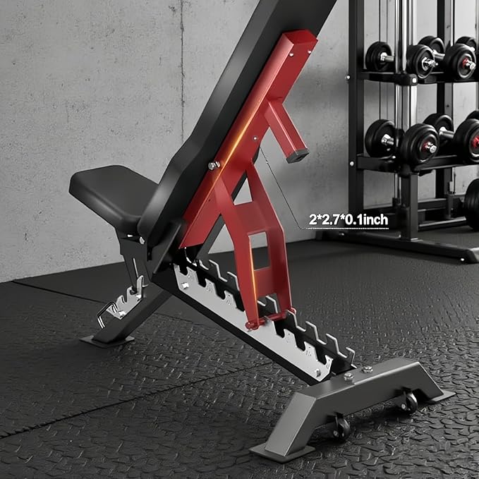 ANICOZN Weight Bench, 500 LBS Bench Press and Adjustable Positions Strength Training Bench for Garage and Home Gym Workouts,Bench Press