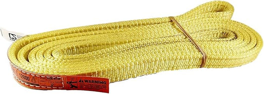 DD Sling (USA Made) 1" & 2" Widths by 4' to 12' Lengths In Listing, 2 Ply, Endless Nylon Lifting Slings, (900 webbing), 6,400 lbs Vertical, 5,100 lbs Choker, 12,800 lbs Basket (USA Made Nylon) (1"x8')