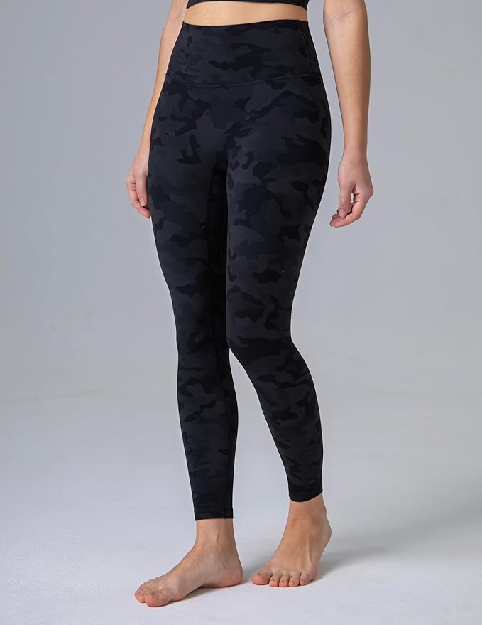 Colorfulkoala Dreamlux No Front Seam Leggings for Women 25"/28" Inseam, Seamless High Waisted Buttery Soft Yoga Pants