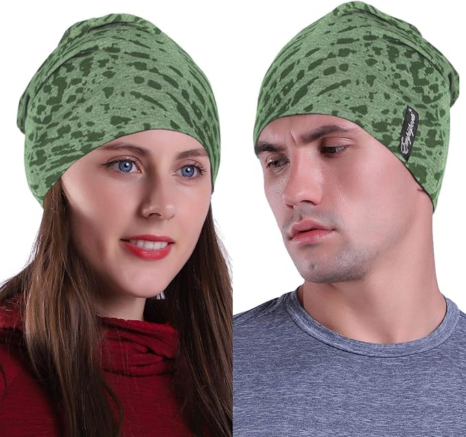 10" Multifunctional Soft Fashion Lightweight Beanies Hats, Cooling Running Skull Cap Helmet Liner Sleep Caps