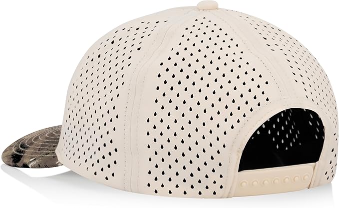 Gilbert Performance Snapback Hat | 5 Panel Blank Cap for Men & Women | Breathable & Lightweight | Curved Bill