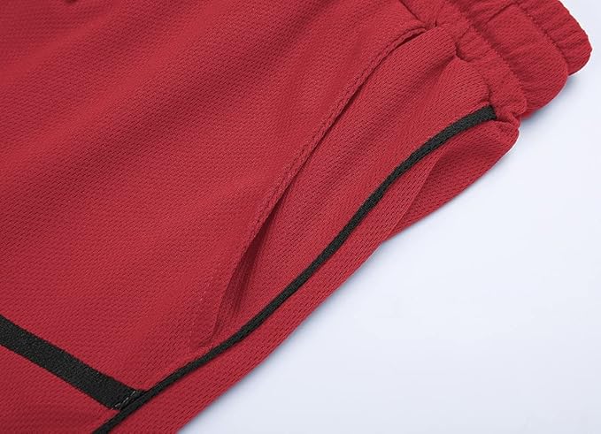 FLYFIREFLY Men's Gym Workout Shorts Running Lightweight Athletic Short Pants Bodybuilding Training