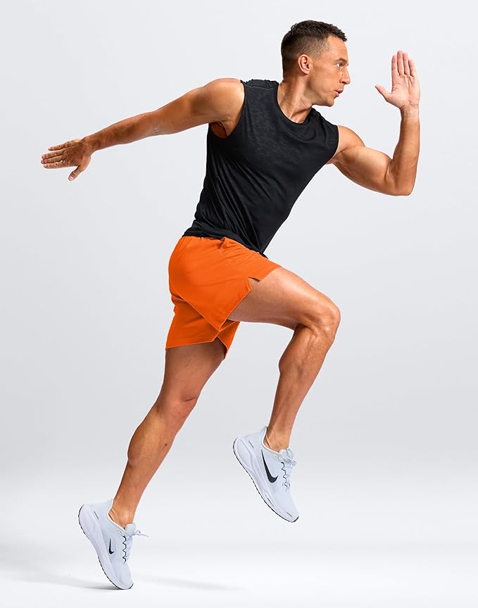 G Gradual Men's Athletic Workout Shorts with Pockets 5"/7"/9" Lightweight Quick Dry Gym Basketball Running Shorts for Men