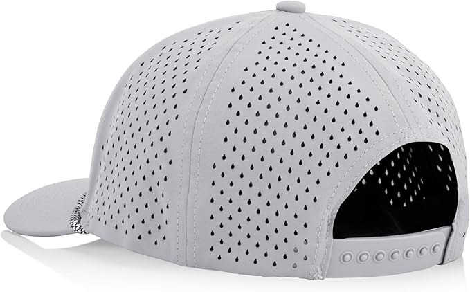 Gilbert Performance Snapback Hat | 5 Panel Blank Cap for Men & Women | Breathable & Lightweight | Curved Bill