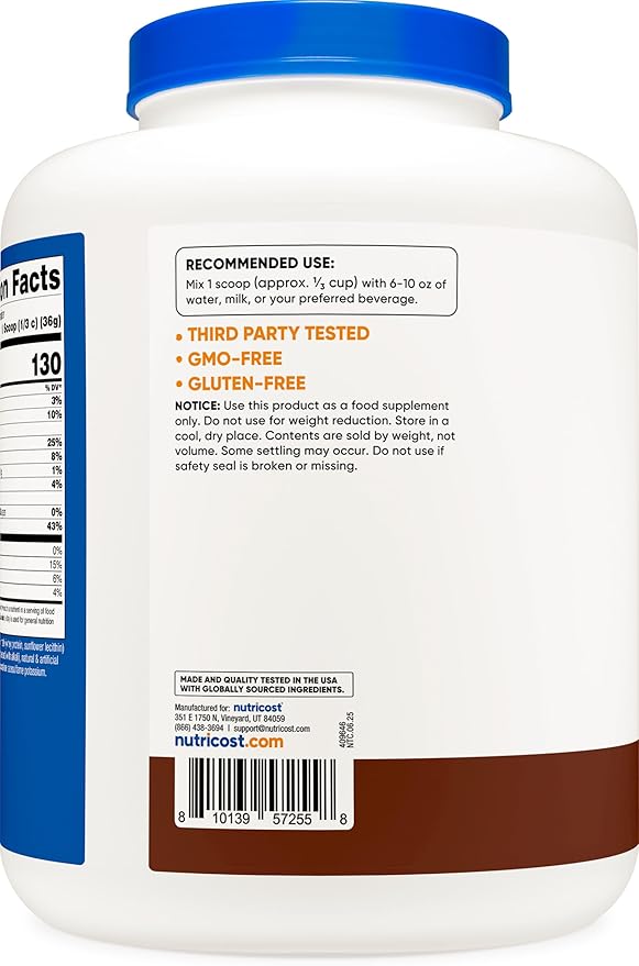 Nutricost Whey Protein Concentrate (Chocolate) 5LBS