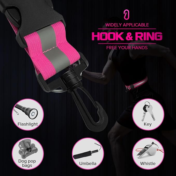 Reflective Sash for Walking at Night, High Visibility Reflective Running Gear Night Walking Safety Gear for Men Women Kids, Reflective Sash with 2 Pcs Reflective Armbands for Running Walking