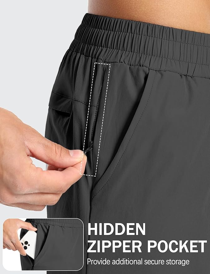 Aolesy Men's 5''/7'' Running Shorts Quick Dry Workout Gym Shorts with Pockets, Tennis Training Athletic(Linerless & Liner)