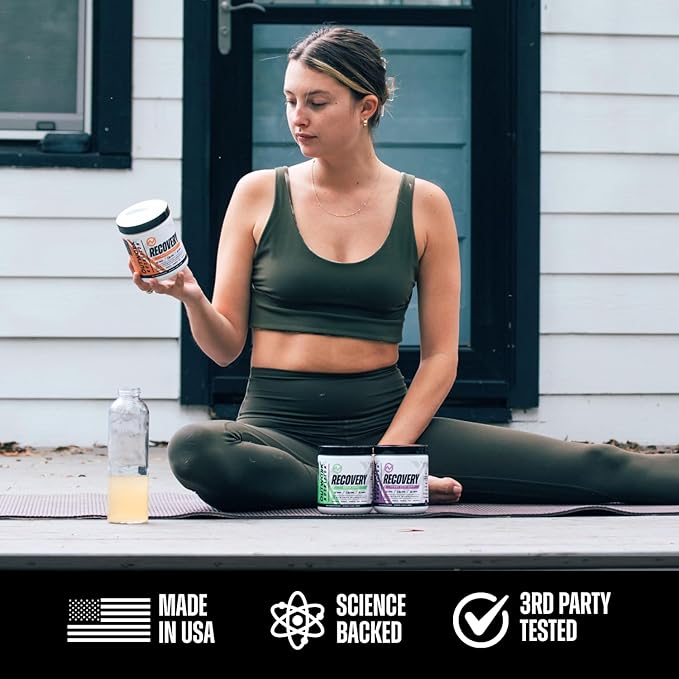 Outwork Nutrition Post Workout Recovery Powder - Creatine Monohydrate, KSM-66 Ashwagandha & Tart Cherry - Speeds Recovery, Eases Soreness - Creatine Powder for Men & Women, Unflavored, 240 Gr