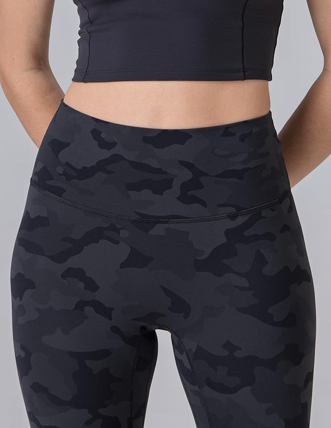 Colorfulkoala Dreamlux No Front Seam Leggings for Women 25"/28" Inseam, Seamless High Waisted Buttery Soft Yoga Pants