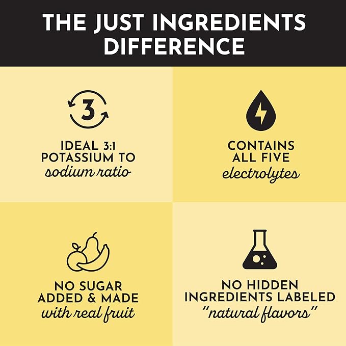 Tropical Paradise Electrolytes – 30‑Serving Hydration Drink Mix with Coconut Water, Sea Salt, and Trace Minerals – Supports Hydration, Recovery, and Electrolyte Balance*