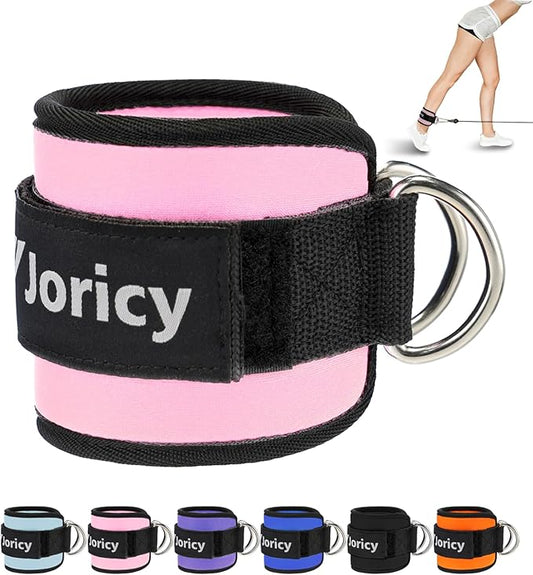 Ankle Strap for Cable Exercise Machines, Work Out Cuff Attachment Ankle Resistance Bands, Cable Kick Back Straps for Gym, Glute Workouts, Kickbacks, Leg Extensions, Hip Abductors, Booty Workouts