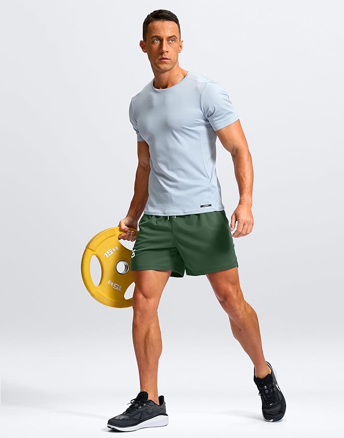 G Gradual Men's Athletic Workout Shorts with Pockets 5"/7"/9" Lightweight Quick Dry Gym Basketball Running Shorts for Men